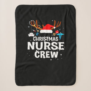 Frohe Weihnachten   Christmas Nurse Crew Sherpadecke