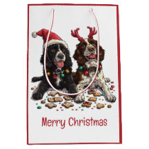 Frohe Weihnachten Cocker Spaniel Hunde