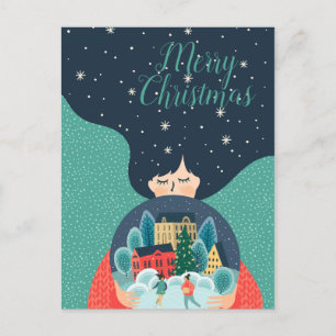 Frohe Weihnachten Coolen Winter Thema Geschenk Gir