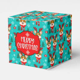 Frohe Weihnachten Corgi Dog Fvor Box Geschenkschachtel