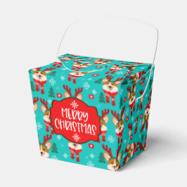 Frohe Weihnachten Corgi Dog Fvor Box Geschenkschachtel