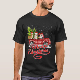Frohe Weihnachten Corgi Hunde Liebe Santa Reindeer T-Shirt