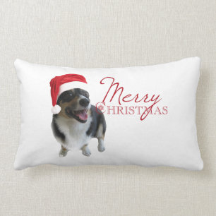 Frohe Weihnachten Corgi Lendenkissen