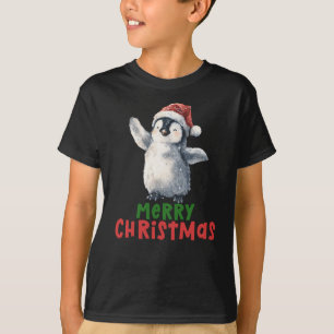 Frohe Weihnachten, Dabbing Pinguin T-Shirt