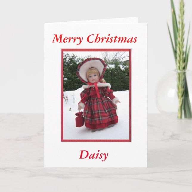 Frohe Weihnachten Daisy (Vorderseite)