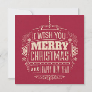 Frohe Weihnachten Dankeskarte