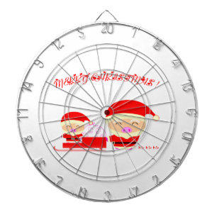Frohe Weihnachten Dartscheibe