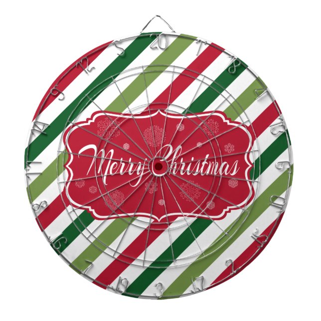 Frohe Weihnachten Dartscheibe (vorne)