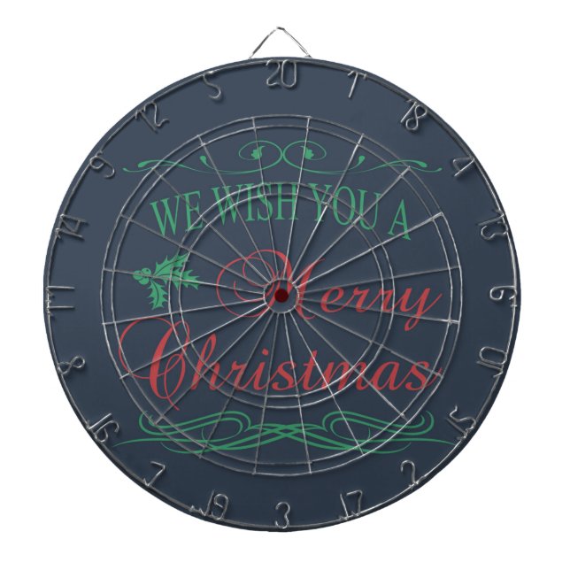 Frohe Weihnachten Dartscheibe (vorne)