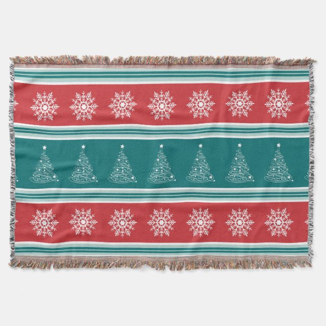 Frohe Weihnachten Decke (Vorderseite)