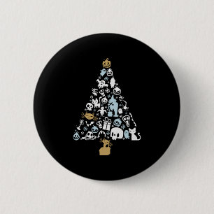 Frohe Weihnachten Der Albtraum Weihnachtsbaum Button