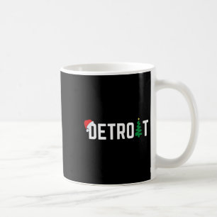 Frohe Weihnachten Detroit Frohe Feiertage Michigan Kaffeetasse