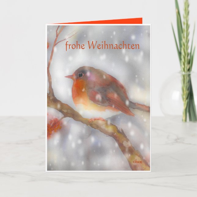 frohe weihnachten deutsche frohe Weihnachten (Vorderseite)