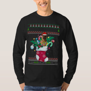 Frohe Weihnachten deutscher Schäferhund Hund in So T-Shirt