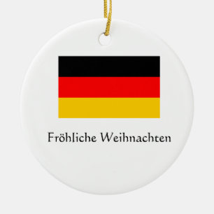 Frohe Weihnachten Deutsches Ornament