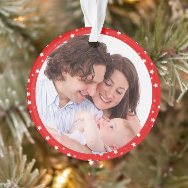 Frohe Weihnachten Die besten Großeltern je | FOTO Ornament (Baum)