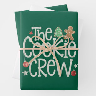 Frohe Weihnachten Die Cookie Crew Weihnachten Matc Geschenkpapier Set