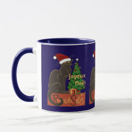 Frohe Weihnachten Die Katze Schwarz Parodie Mit Ju Tasse