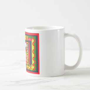 Frohe Weihnachten Die Welt um mich ist froh, zu ha Kaffeetasse