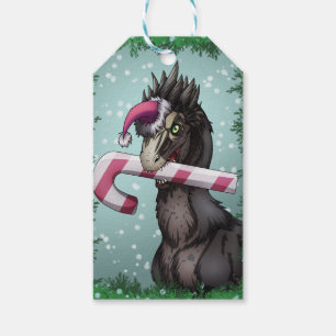 Frohe Weihnachten Dinosaur Geschenkanhänger