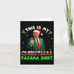 Frohe Weihnachten Donald Trump Santa Dies ist mein Karte