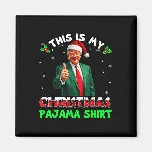 Frohe Weihnachten Donald Trump Santa Dies ist mein Magnet