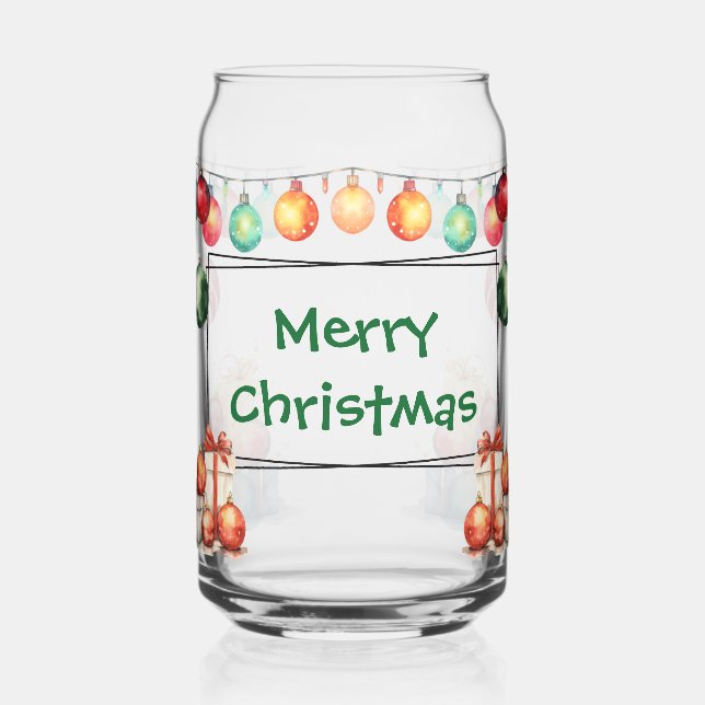 Frohe Weihnachten Dosenglas (Links)