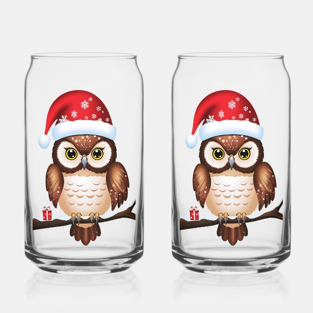 Frohe Weihnachten Dosenglas (Vorderseite)