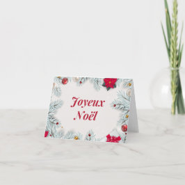 Frohe Weihnachten Double Card for Annual Parties