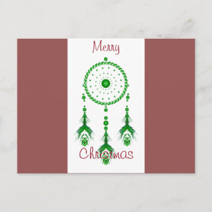 Frohe Weihnachten Dreamcatcher Postkarte