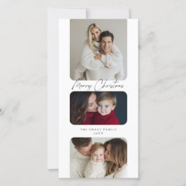 Frohe Weihnachten drei Foto Urlaub