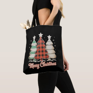 Frohe Weihnachten Drei Weihnachtsbäume Buffalo Kar Tasche