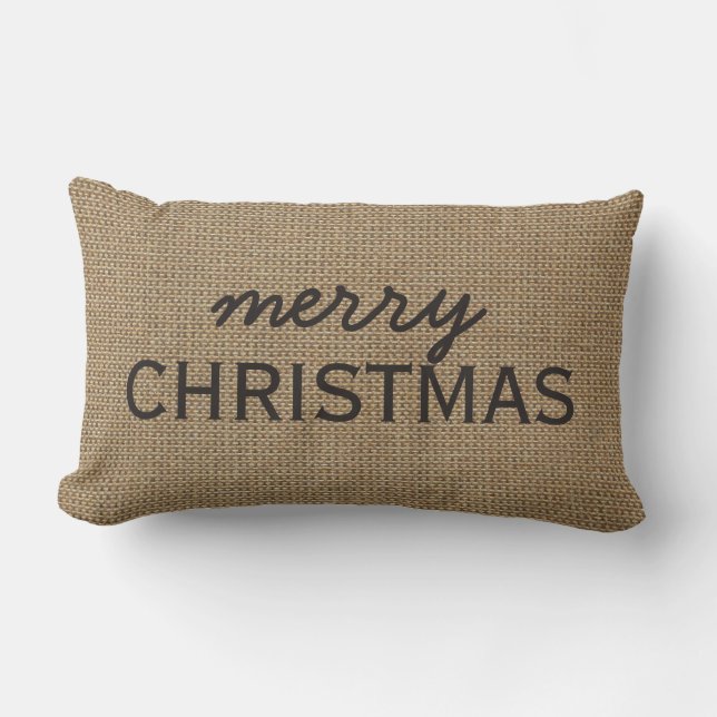 Frohe Weihnachten, du individualisierst das Throw  Lendenkissen (Vorderseite)