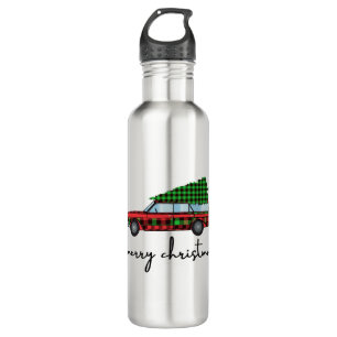 Frohe Weihnachten Edelstahlflasche