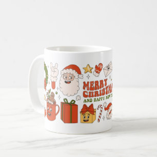 Frohe Weihnachten & ein glückliches neues Jahr Süß Kaffeetasse