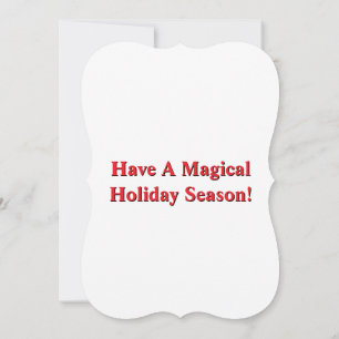 Frohe Weihnachten - eine magische Urlaubssaison ha