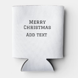 Frohe Weihnachten einfache minimale Namen Text-Mod Dosenkühler