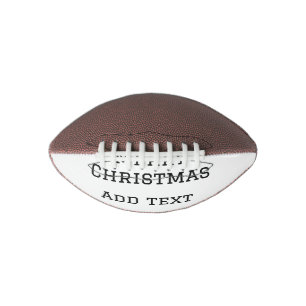 Frohe Weihnachten einfache minimale Namen Text-Mod Football