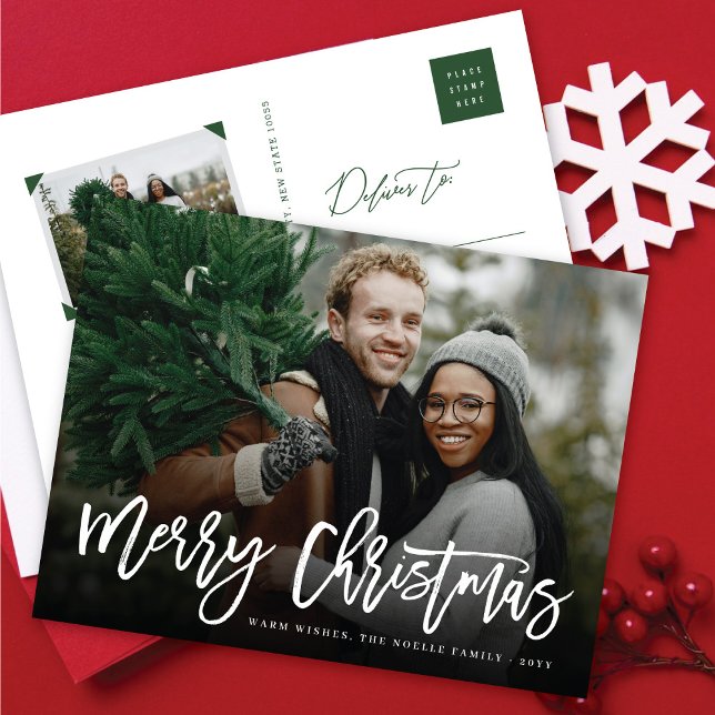 Frohe Weihnachten Einfache Pinselschrift Modernes  (Von Creator hochgeladen)