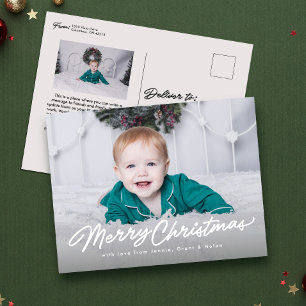Frohe Weihnachten einfache Skript zwei Foto