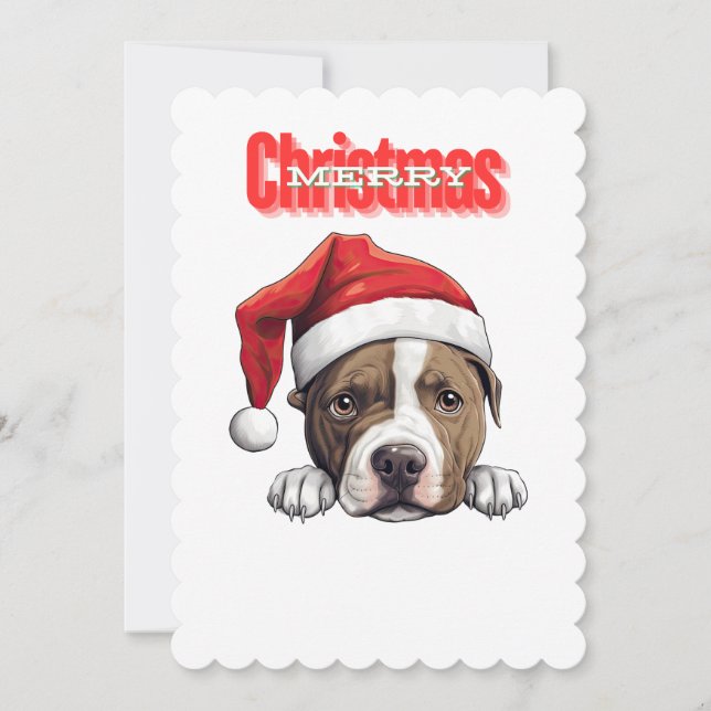 Frohe Weihnachten Einladung (Vorderseite)