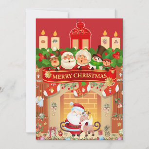 Frohe Weihnachten Einladung
