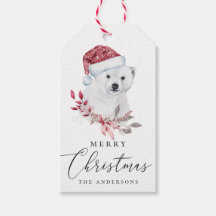 Frohe Weihnachten. Eisbär