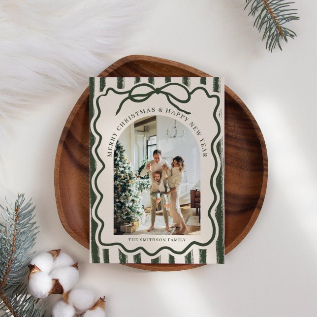 Frohe Weihnachten Elegant Bow Foto (Von Creator hochgeladen)