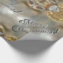 Frohe Weihnachten Elegante Imitate Gold Silver Scr