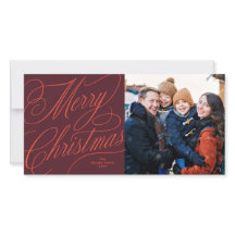 Frohe Weihnachten elegante Schrift klassisches Fot