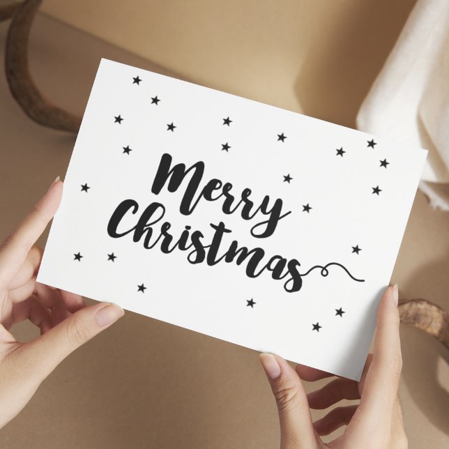 Frohe Weihnachten Elegante Schrift Typografie Post (Von Creator hochgeladen)