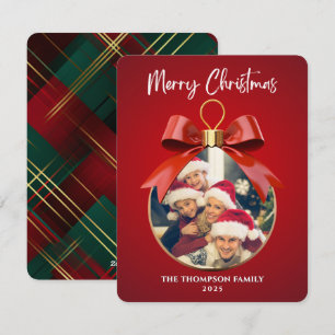 Frohe Weihnachten Eleganter Bilderrahmen für ein F