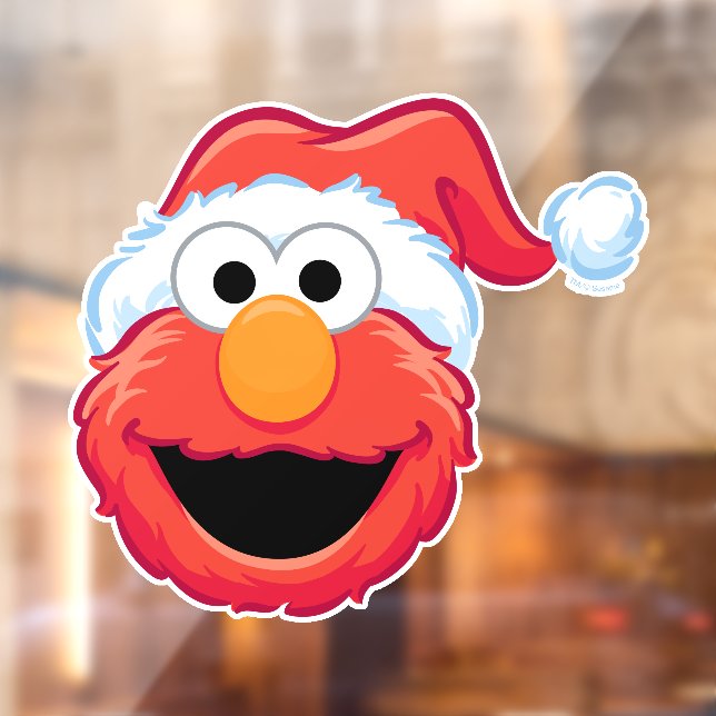 Frohe Weihnachten Elmo Fensteraufkleber (Blatt 2)