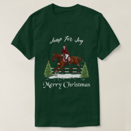Frohe Weihnachten, englisches springendes T-Shirt